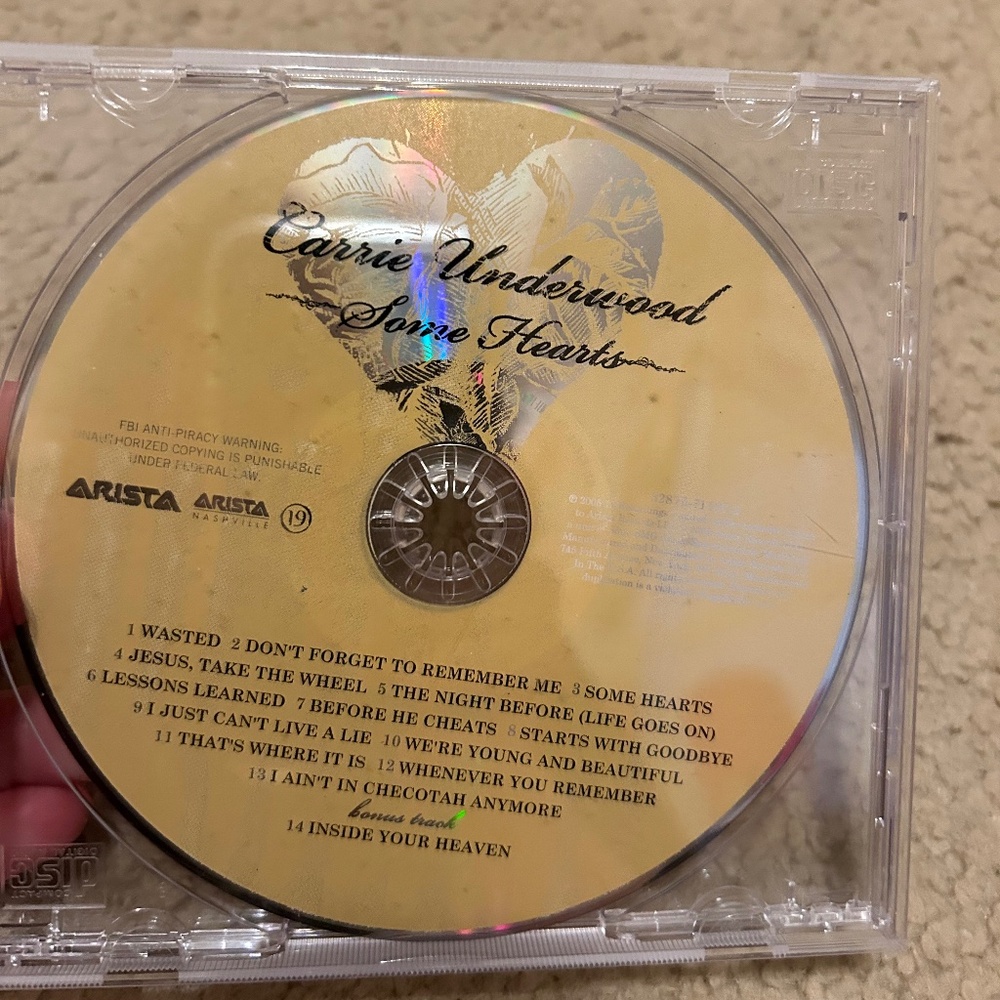 Carrie Underwood Some Hearts CD